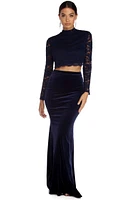 Gracelyn Formal Two Piece Lace Dress
