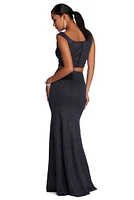 Mariah Glitter Two Piece Dress