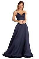 Roxanne Formal Two Piece Lattice Dress
