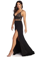 Amirah Lace Two Piece Dress