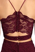 Lottie Formal Lace Two Piece Dress