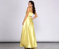 Naomi Satin Two Piece Dress
