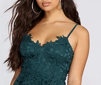 All The Trimmings Crochet Dress