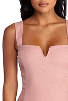 Ruffle My Feathers Mini Dress