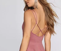 Layer Cake X-Back Skater Dress