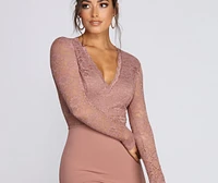 Sweet Babe Laced Mini Dress