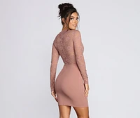 Sweet Babe Laced Mini Dress
