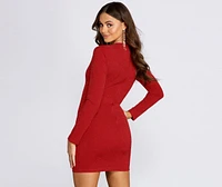 Must V Fate Glitter Mini Dress