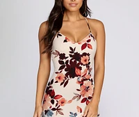 Bloom With It Mini Dress