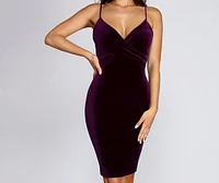 Velvet Dream Sleeveless Midi Dress