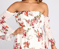 Flow With The Floral Skater Dress