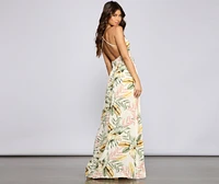 Take Me Back Tropical Maxi Dress