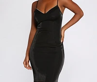 A Touch Of Rhinestones Mini Dress