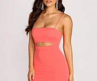 A Bold Move Mini Dress