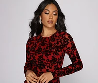 True Hues Velvet Dress