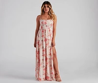 Effortlessly Enchanting Floral Maxi Dress