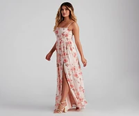 Effortlessly Enchanting Floral Maxi Dress
