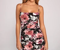 Romantic Beauty Floral Midi Dress