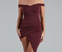 Major Style Moment Wrap Midi Dress