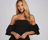 Ravishing Ruffles A-Line Mini Dress