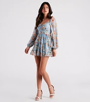 Dreamy Romance Floral Skater Dress
