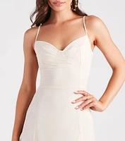 Chic Flowy Chiffon Midi Dress