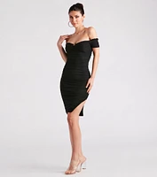 Sweet And Sultry Vibes Mesh Midi Dress