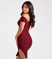 Sweet And Sultry Vibes Mesh Midi Dress