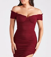 Sweet And Sultry Vibes Mesh Midi Dress