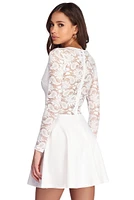 Lace Obsession Skater Dress