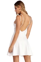 X Front Skater Dress