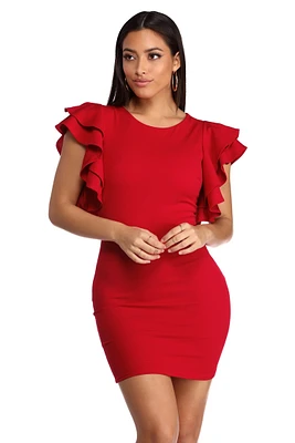 Everyday I'm Rufflin' Dress