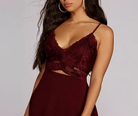 Lavish Lace Skater Dress