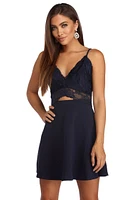 Lavish Lace Skater Dress