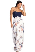 Passionate About Florals Maxi Dress
