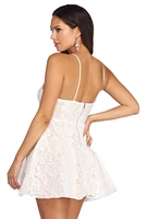 Bound To Lace Skater Dress