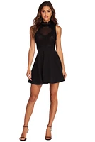 Make An Entrance Skater Dress