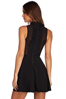 Make An Entrance Skater Dress