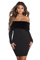 Faux-Ever Yours Mini Dress
