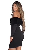 Faux-Ever Yours Mini Dress