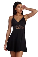 Lavish Lace Skater Dress