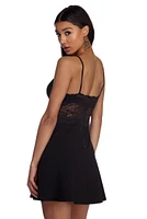 Lavish Lace Skater Dress