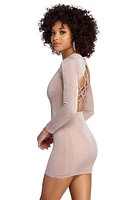 Glitter Glamour Mini Dress