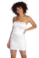 Midnight Mayhem Rhinestone Dress