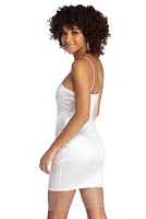 Midnight Mayhem Rhinestone Dress
