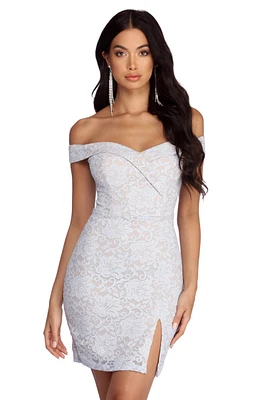 50 Shades Of Lace Mini Dress