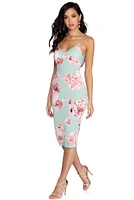 Floral Day Dream Midi Dress
