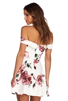 Flirty Florals Skater Dress