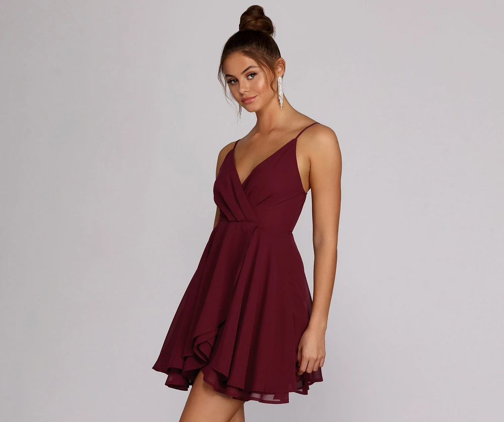 Chiffon Flow Skater Dress