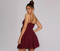 Chiffon Flow Skater Dress